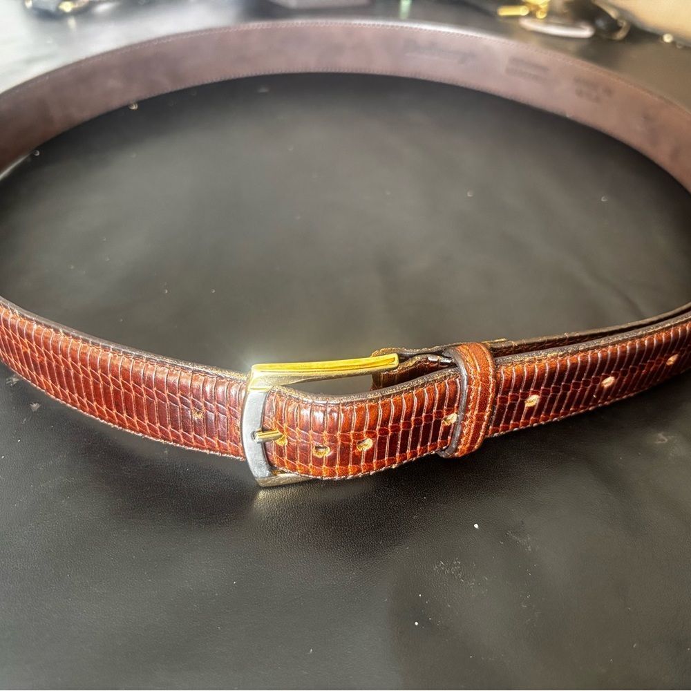 Burberry animal print dress suit belt vintage accessory - Picture 2 of 5